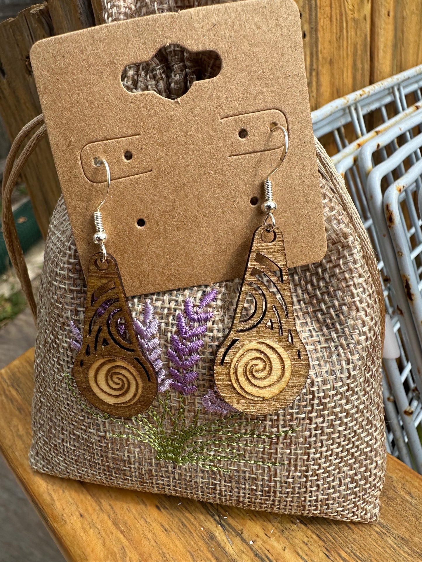 Water Wood Earing
