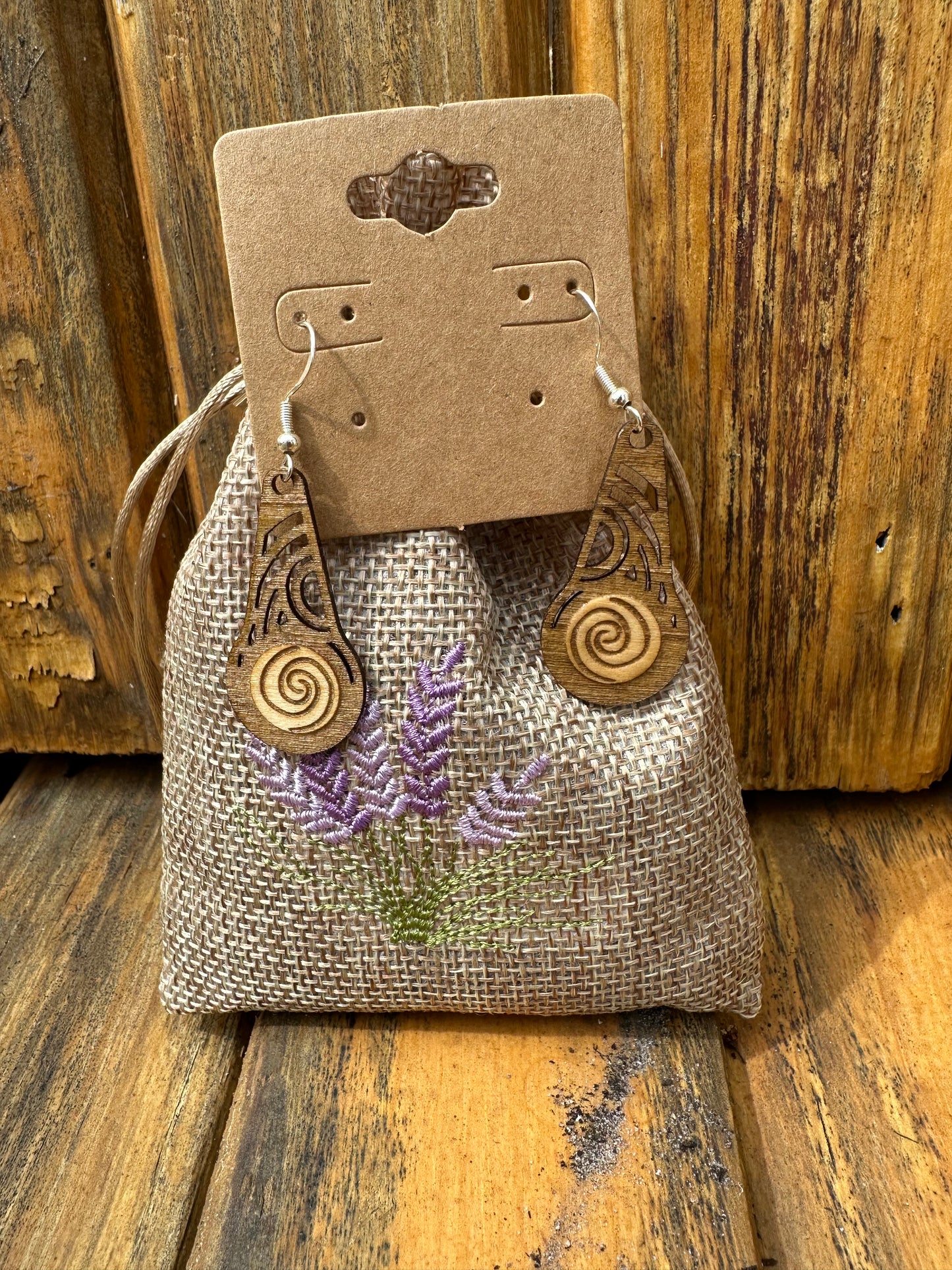 Water Wood Earing