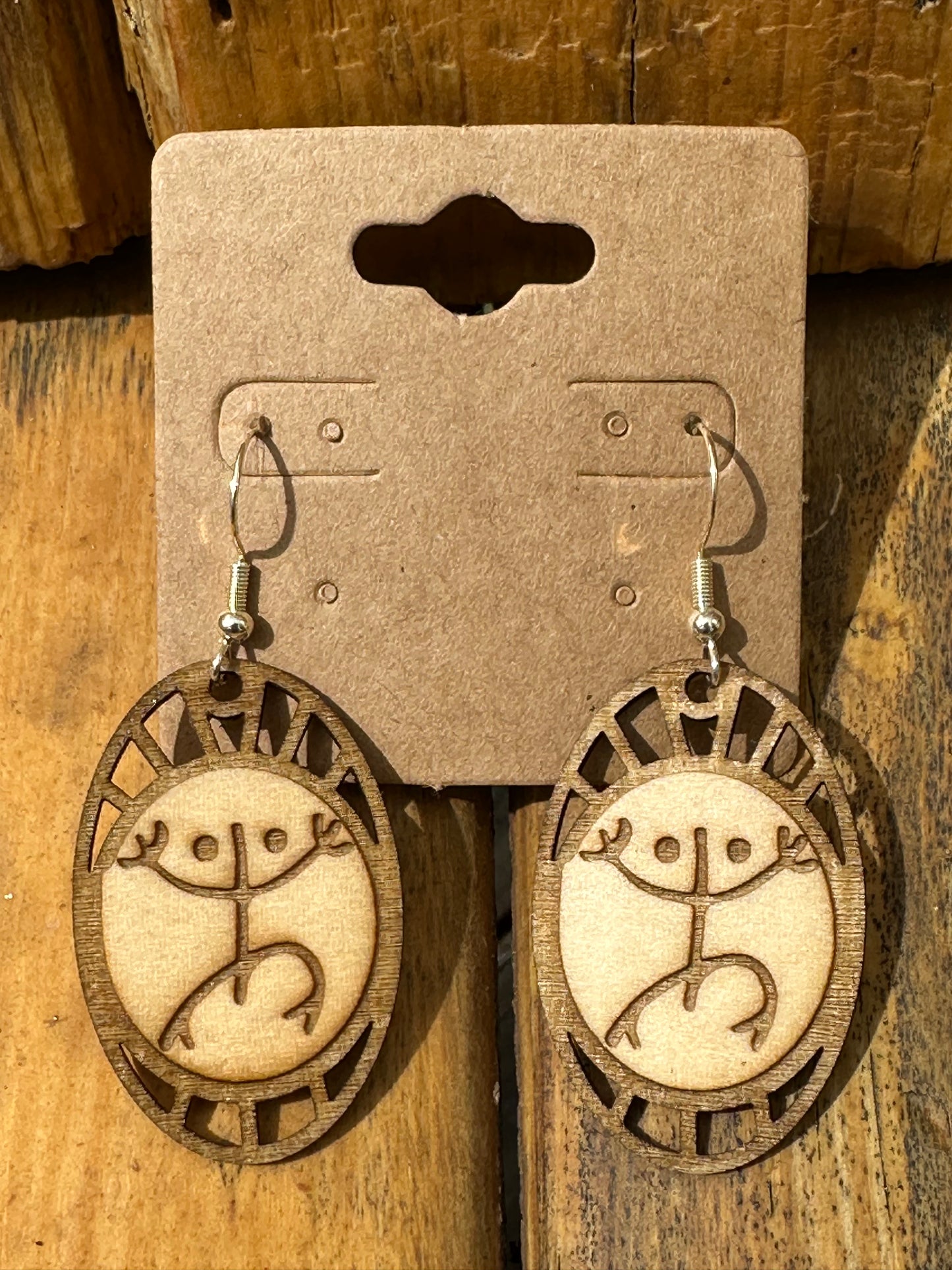 Coqui Wood Earing