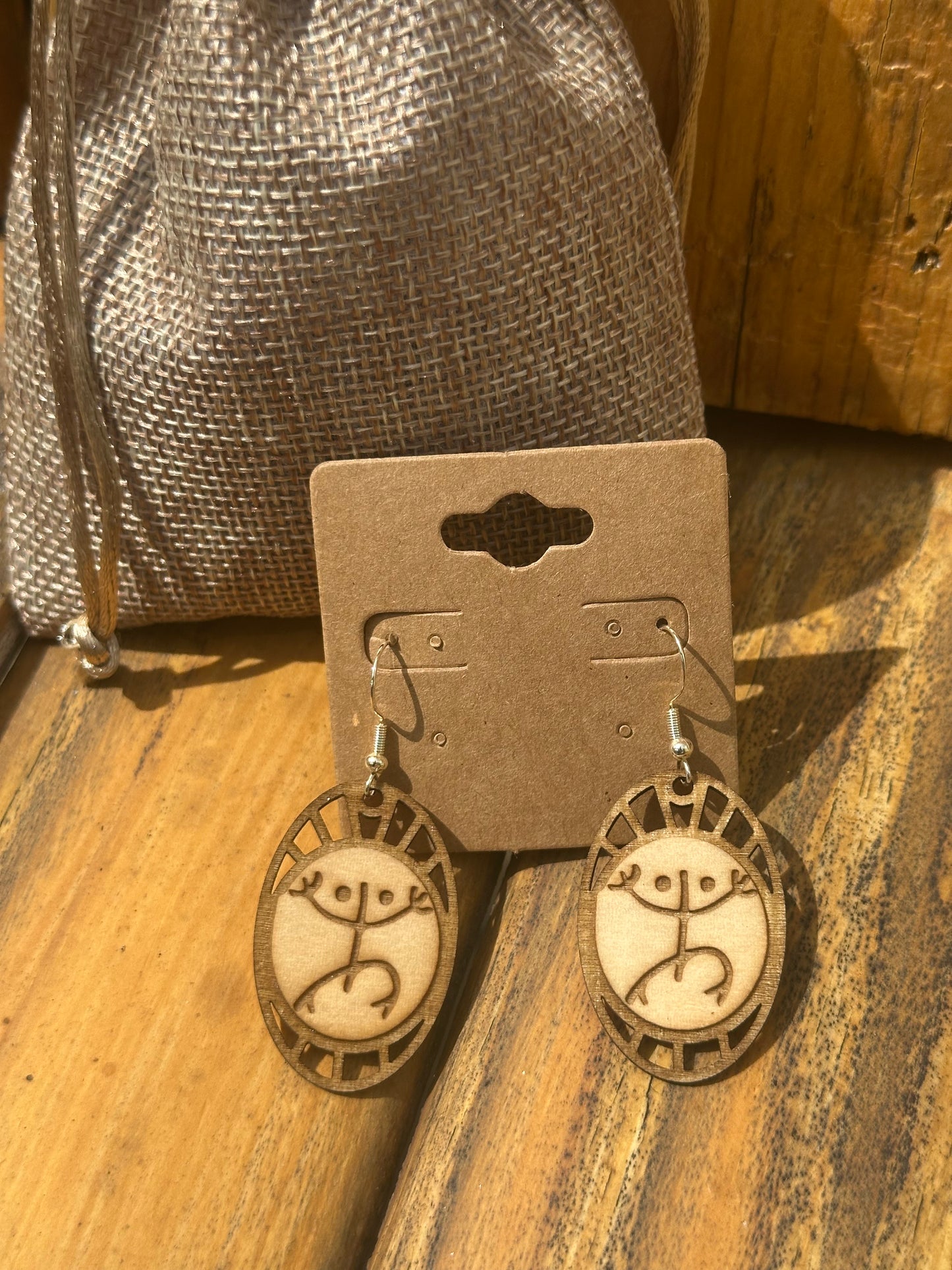 Coqui Wood Earing