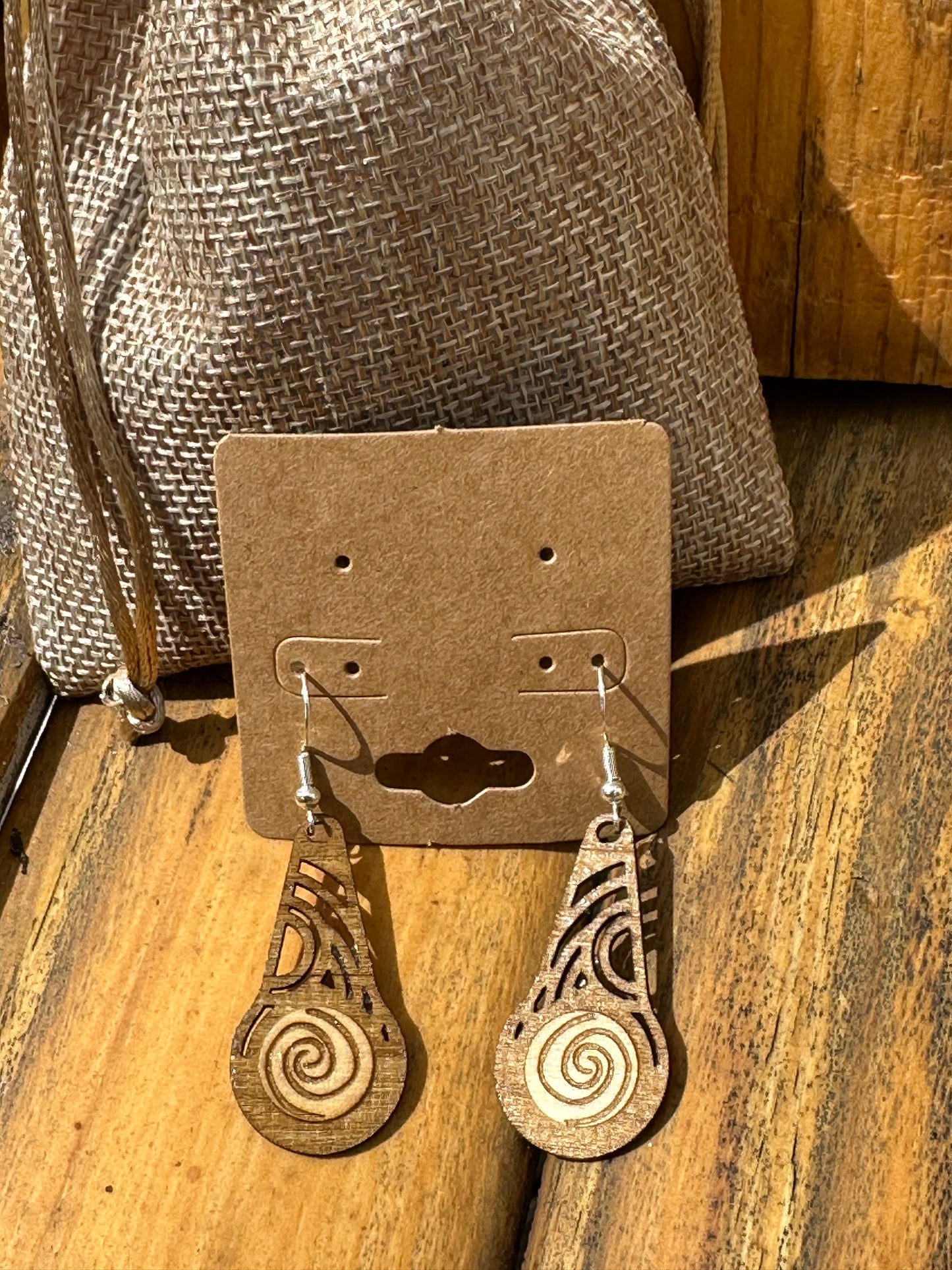 Water Wood Earing