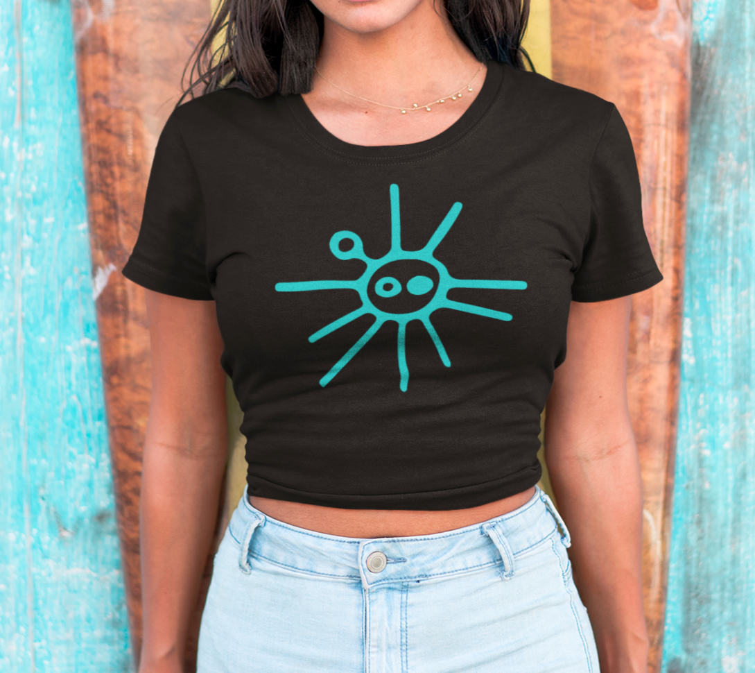 Sun God Taino in Beach color shirt