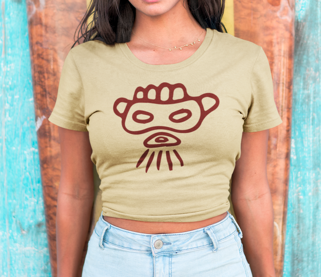 Taino Chaman in Beach color shirt