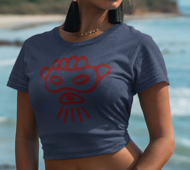 Taino Chaman in Beach color shirt