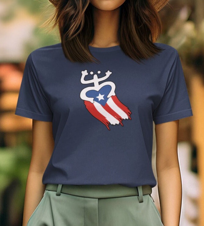 Coqui and flag shirt