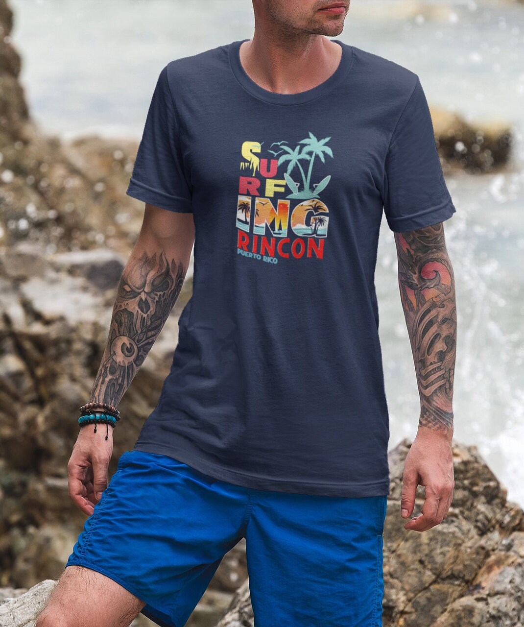 Rincon puerto rico surfing shirt