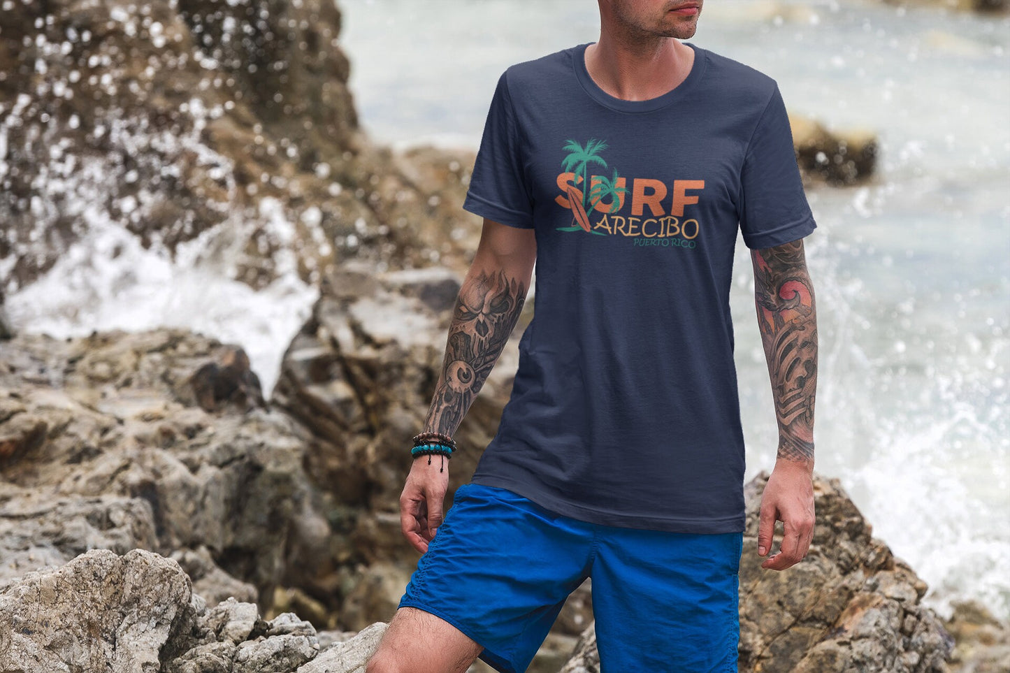 Arecibo Puerto Rico surf shirt