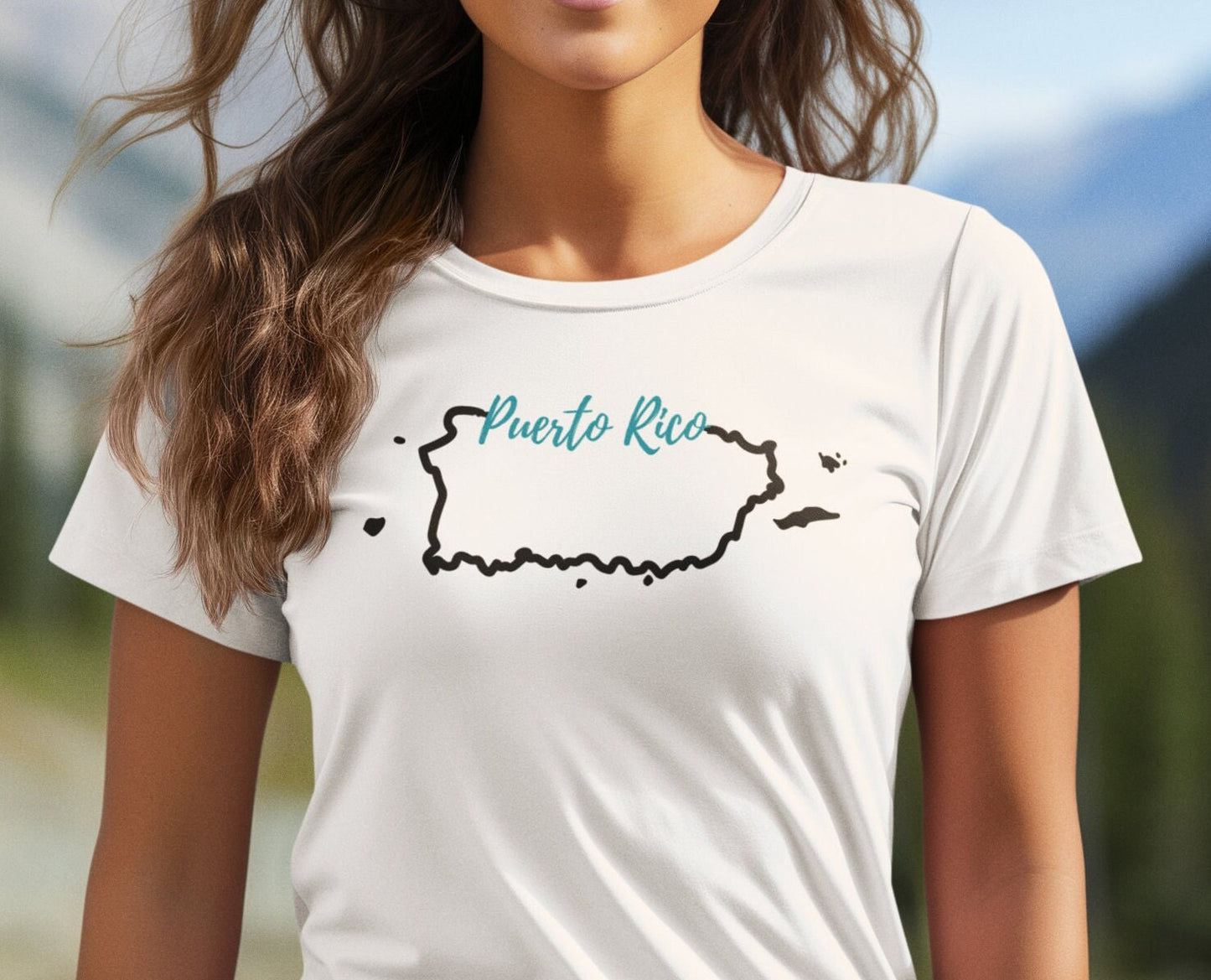 Puerto Rico map shirt