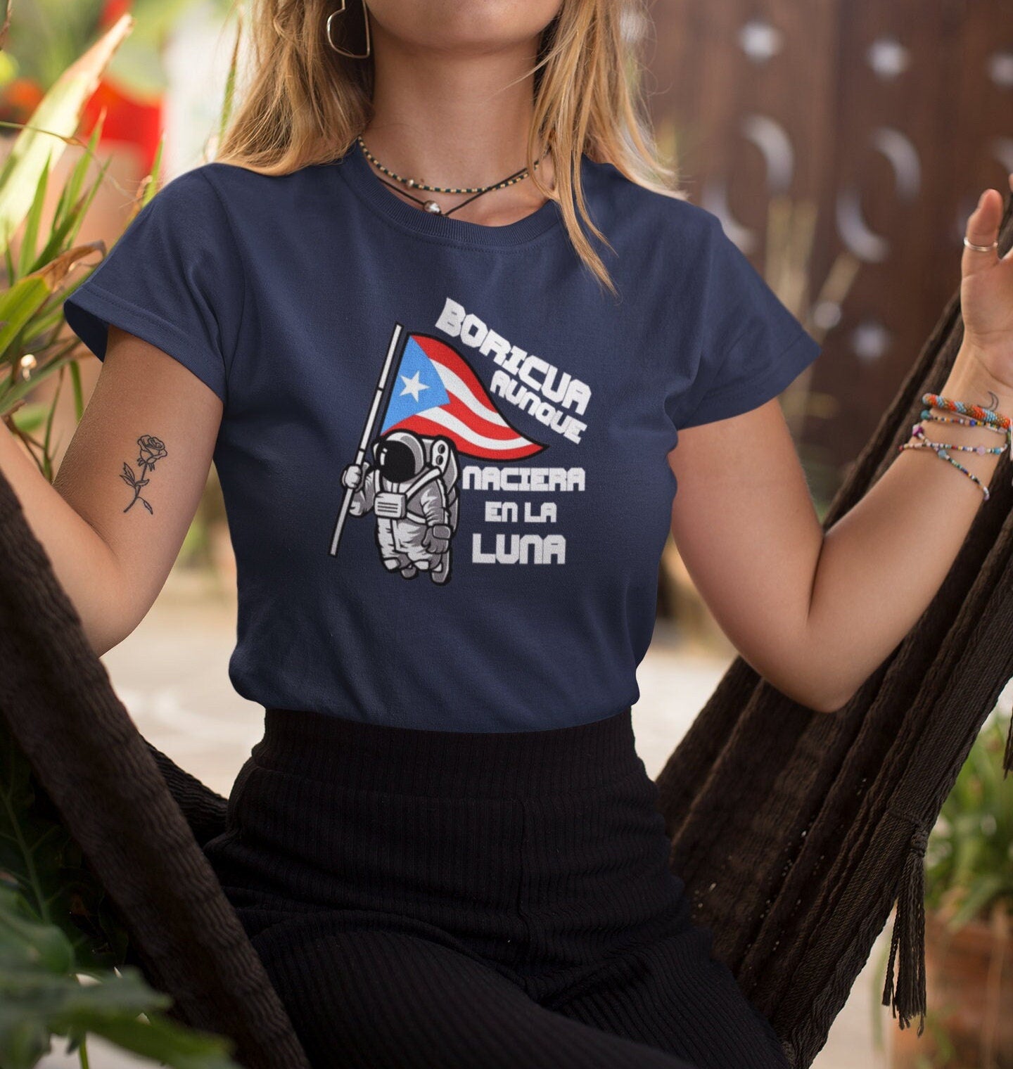 Boricua aunque naciera en la luna shirt