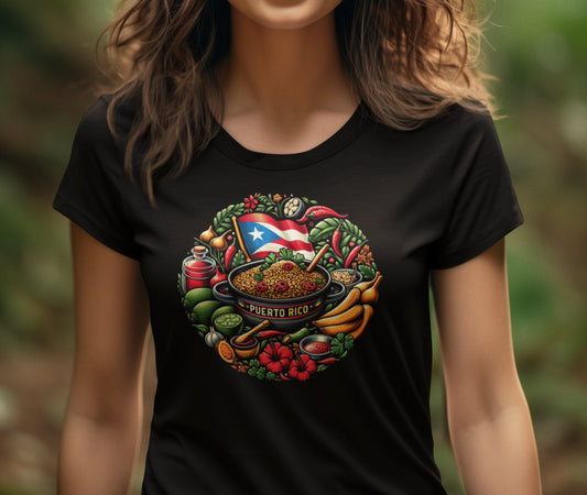 Puerto Rican food shirt