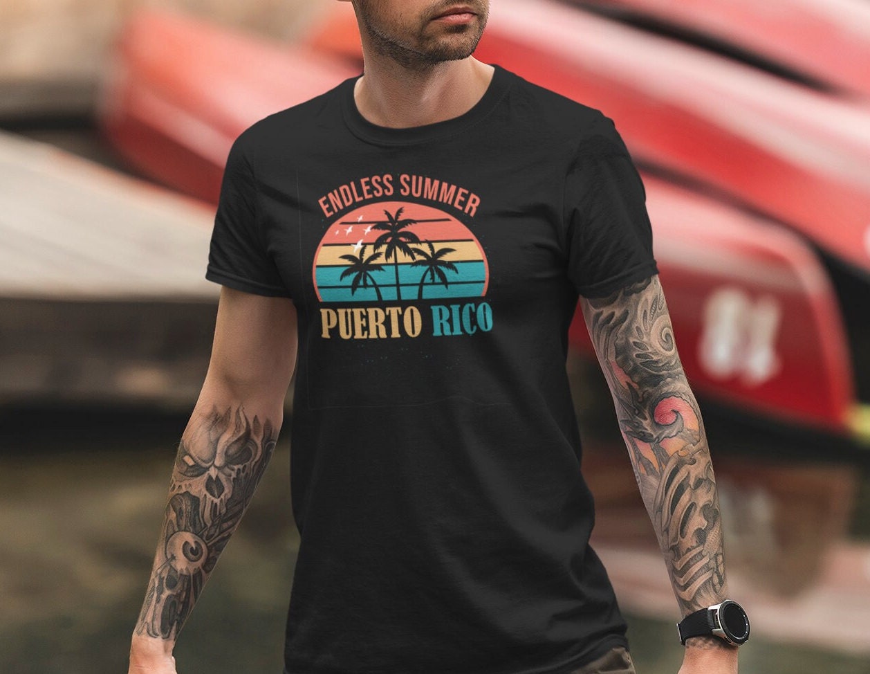 Puerto Rico surfing shirt