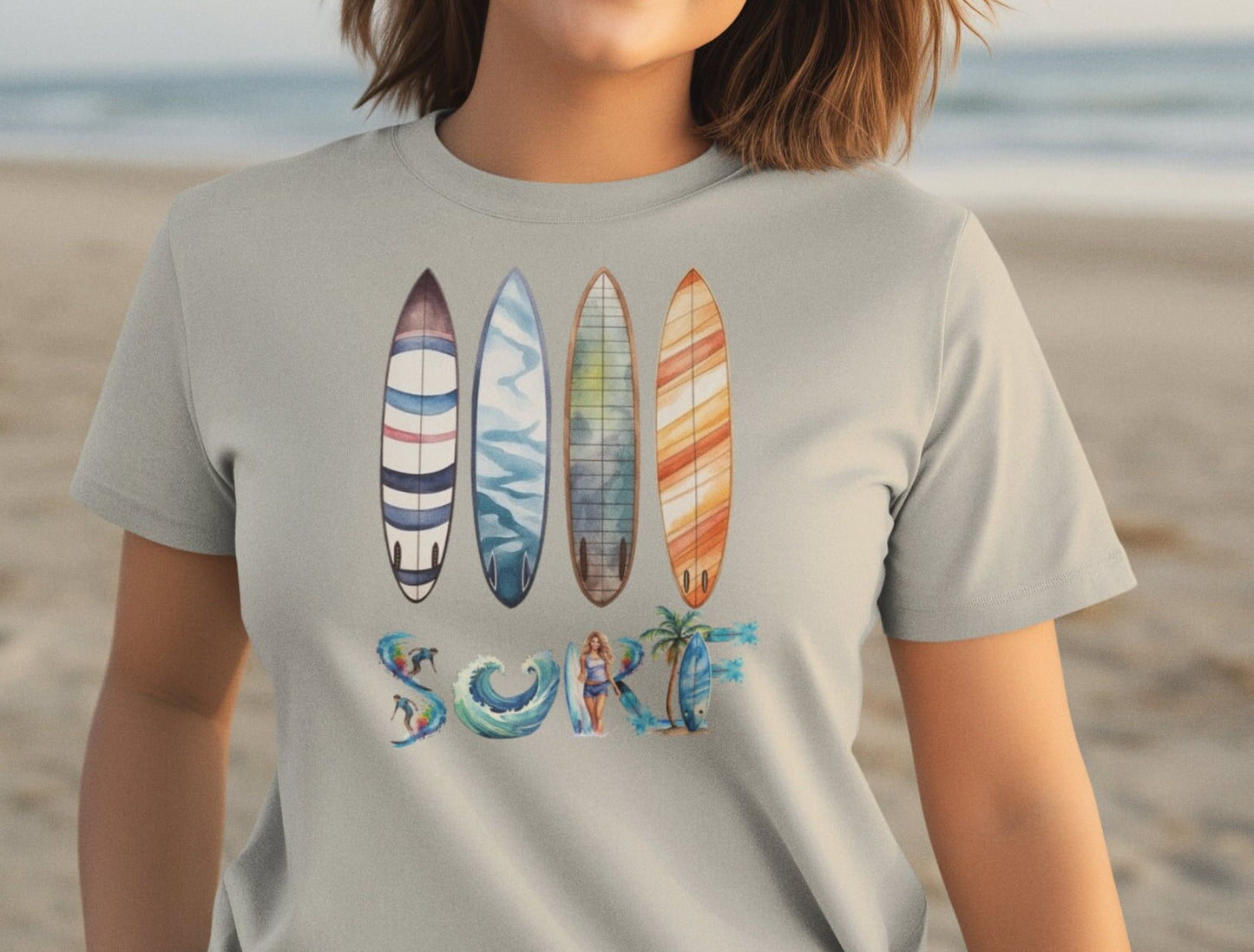 Surfing board shirt