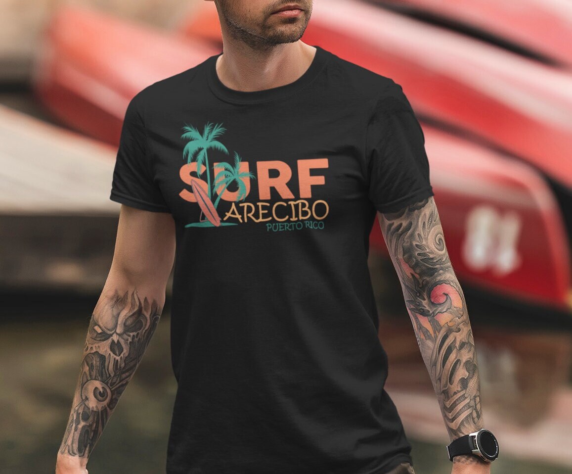 Arecibo Puerto Rico surf shirt