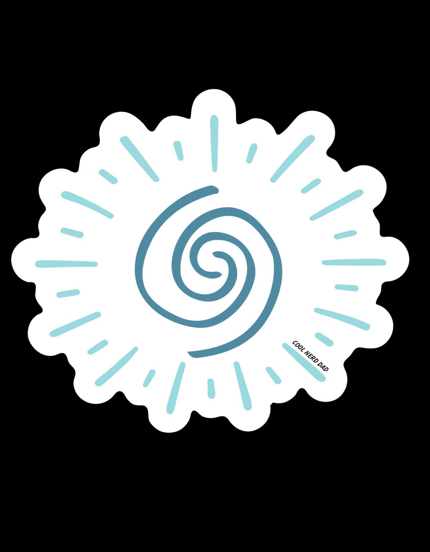 Water Taino Symbol sticker