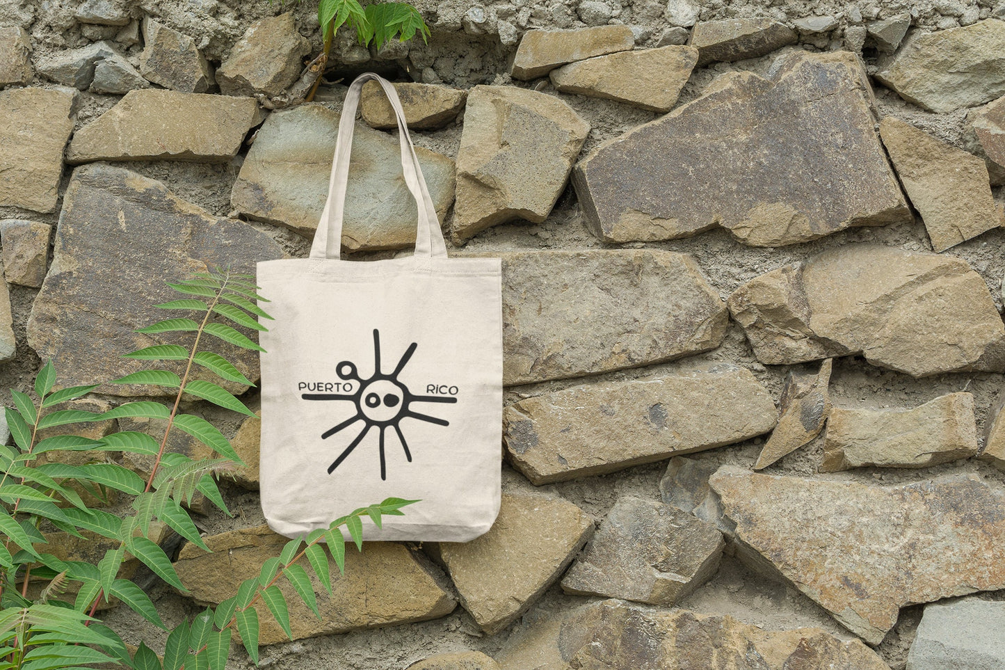 Taino sun god tote bag