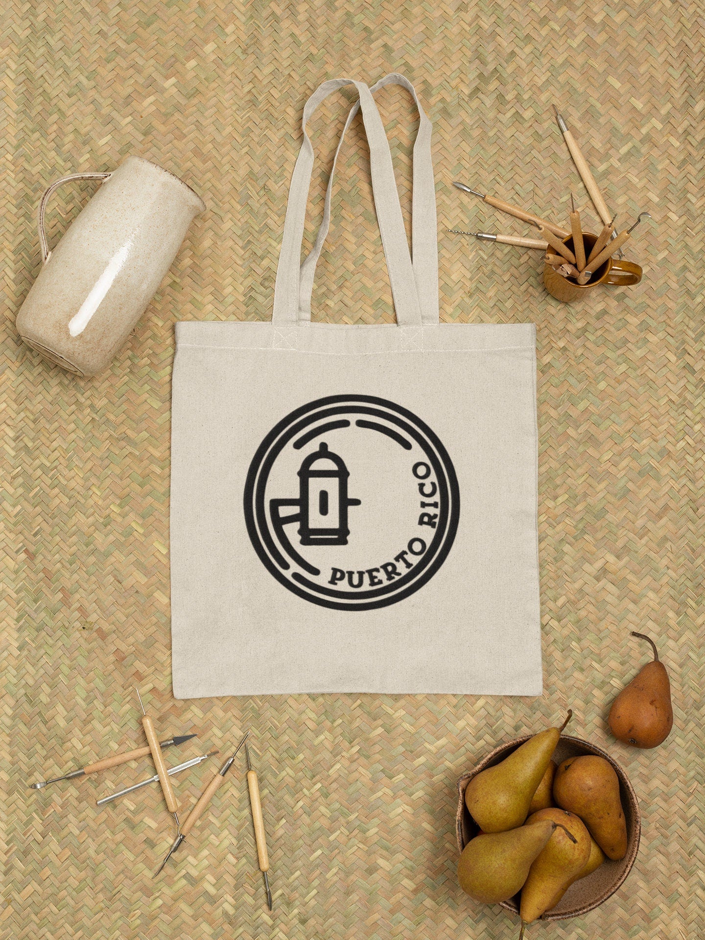 Puerto Rico garita tote bag