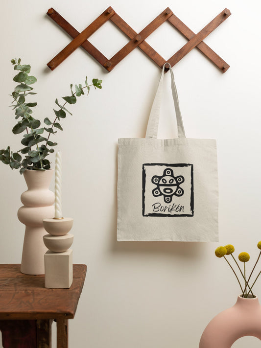 Borikén frame sun tote bag