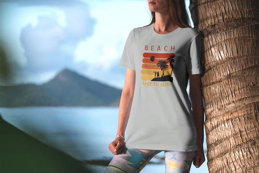 Beach, time to surf shirt