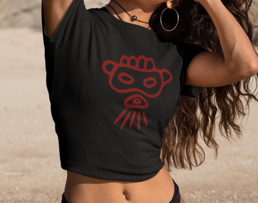 Taino Chaman in Beach color shirt